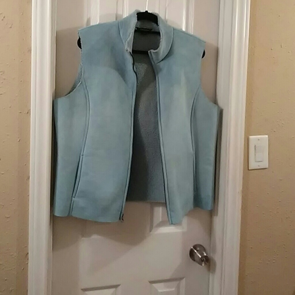 Lands' End vest coat jacket